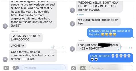 jackie leaked texts about marshall|Jackie Love Is Blind Text Messages — Here Are the。